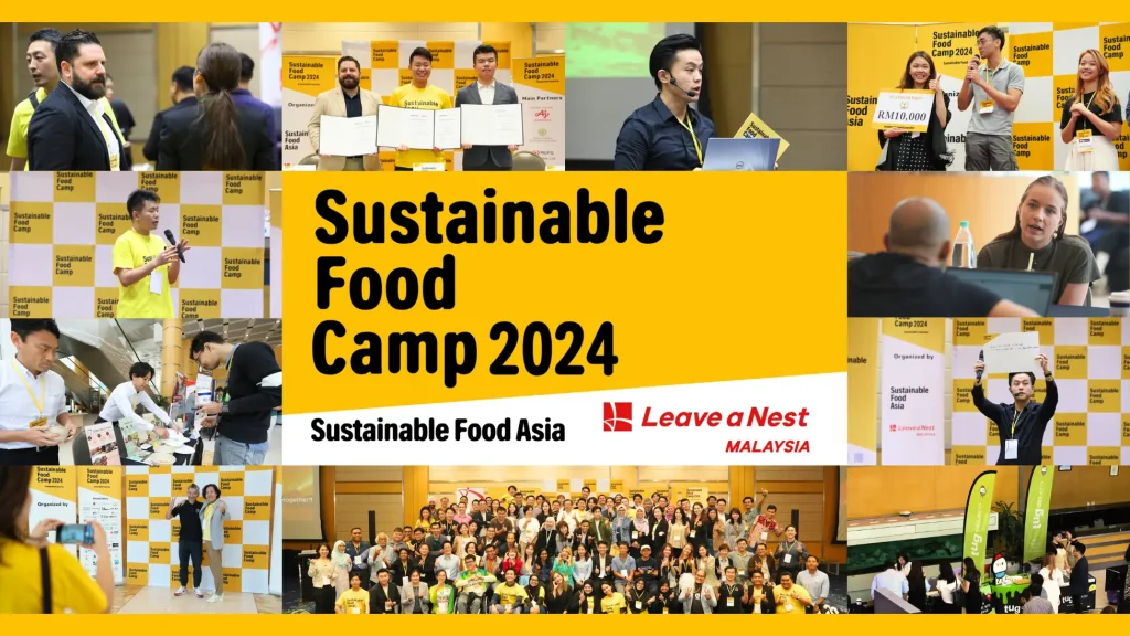 170 participants from 93 companies in 9 countries and twice as many Japanese and Asian food tech startups as last year gathered in Malaysia! Sustainable Food Camp 2024" [Report published].