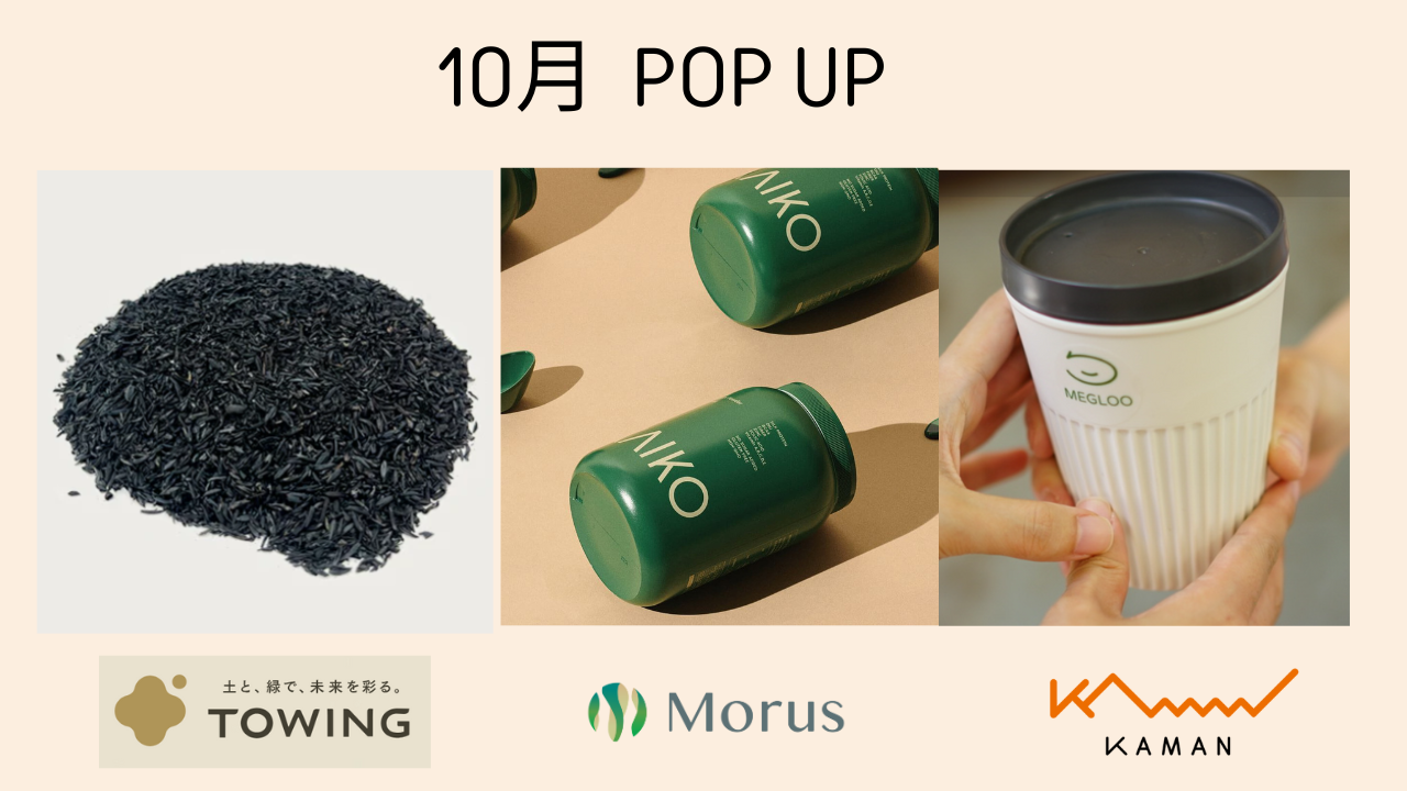 【SFIP】10月・POP UPメニューのご紹介